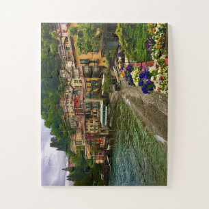 Colorful Towns Varenna on Lake Como Jigsaw Puzzle