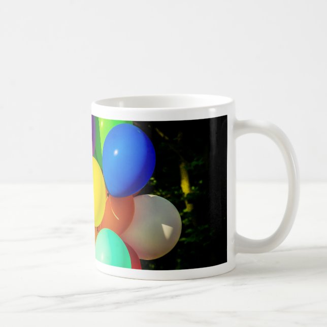Colorful Toy Balloons Coffee Mug (Right)