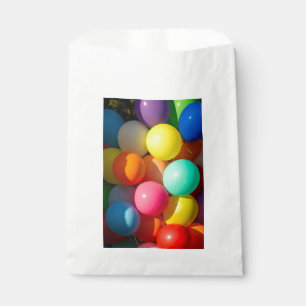 Colorful Toy Balloons Favor Bag