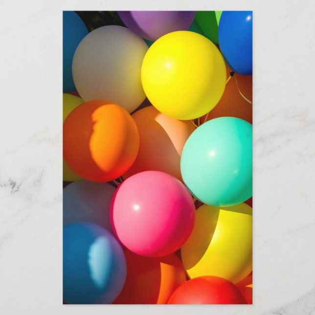 Colorful Toy Balloons Flyer (Front)