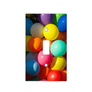Colorful Toy Balloons Light Switch Cover