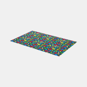 Colorful Toy Blocks And Shapes For Kids Room ✨ Rug