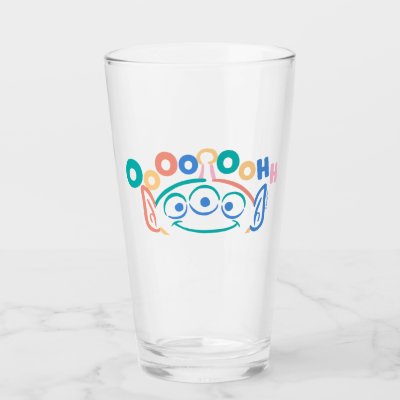 Colorful Toy Story Alien Glass