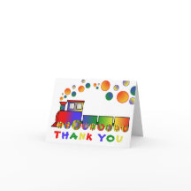 Colorful Train Custom THANK YOU