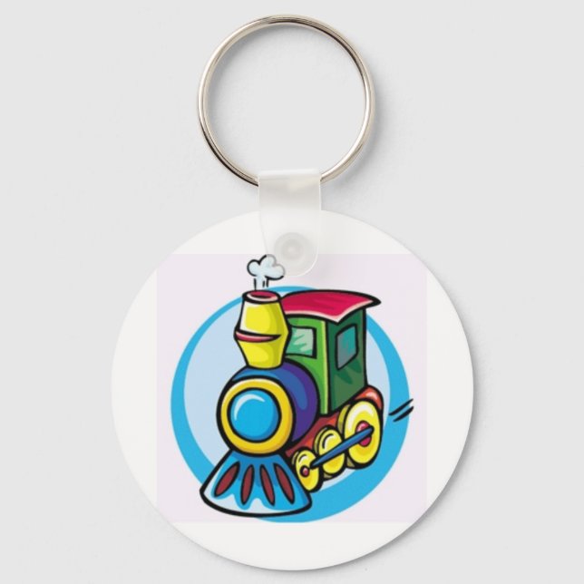 Colorful Train Keychain (Front)