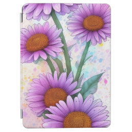 Colorful Transvaal daisy flowers watercolor iPad Air Cover