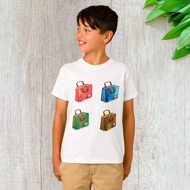 Colorful Travel Briefcase Collection T-Shirt (Creator Uploaded)