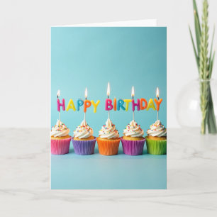 Colorful Treats Birthday Card
