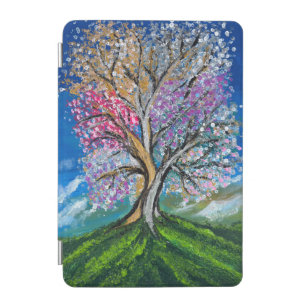 Colorful Tree - handmade artwork iPad Mini Cover