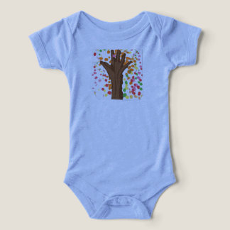 Colorful tree of imagination infant t-shirt