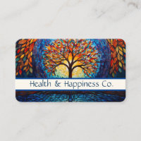 Colorful Tree of Life Business Card