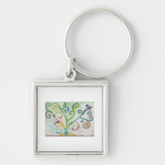 Colorful Tree of Life Keychain
