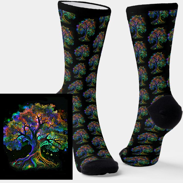 Colorful Tree Of Life Socks (Creator Uploaded)