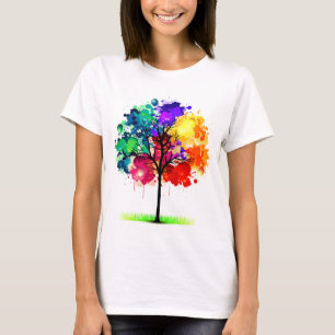 Colorful tree of life T-Shirt