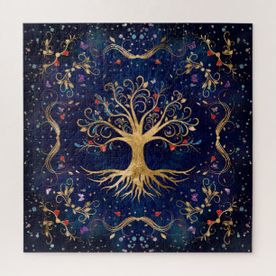 Colorful Tree of Life - Yggdrasil Jigsaw Puzzle