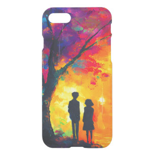 Colorful Tree of Love iPhone SE/8/7 Case
