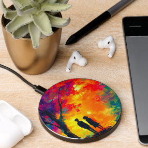 Colorful Tree of Love Wireless Charger