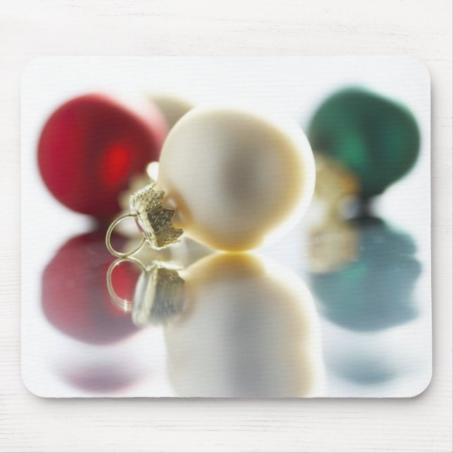 Colorful Tree Ornaments Mouse Pad (Front)