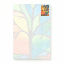 Colorful Tree Post It Note Pads