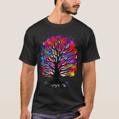 Colorful Tree T_Shirt