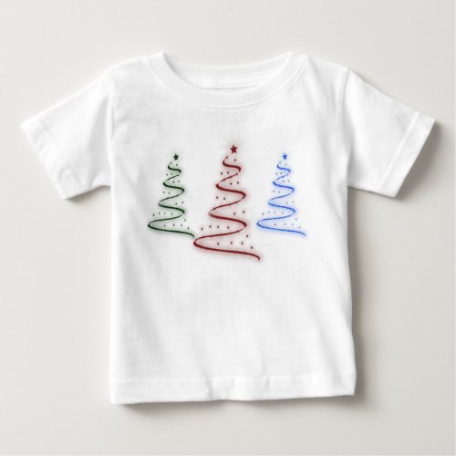 Colorful Trees_ Baby T_Shirt
