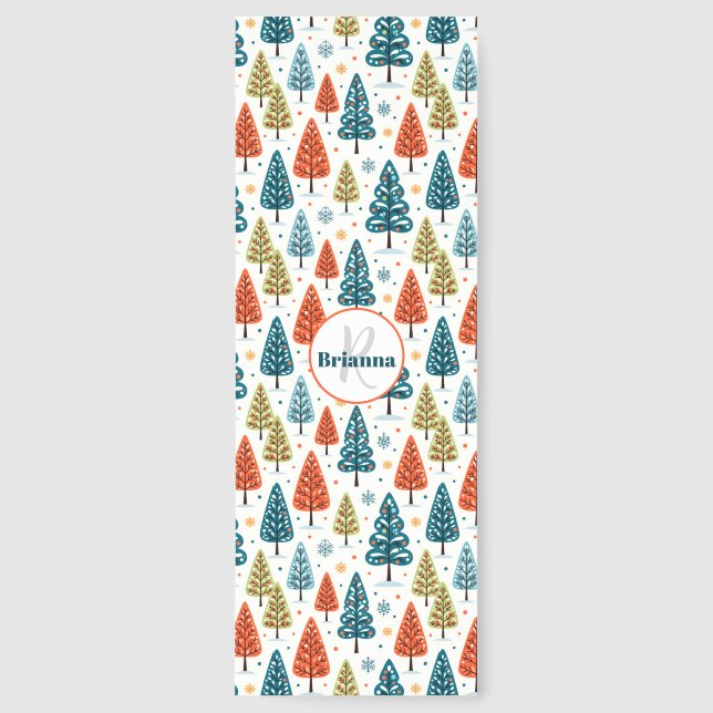 Colorful Trees Bookmarks (Front)