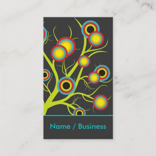 Colorful Trees  Business Cards.