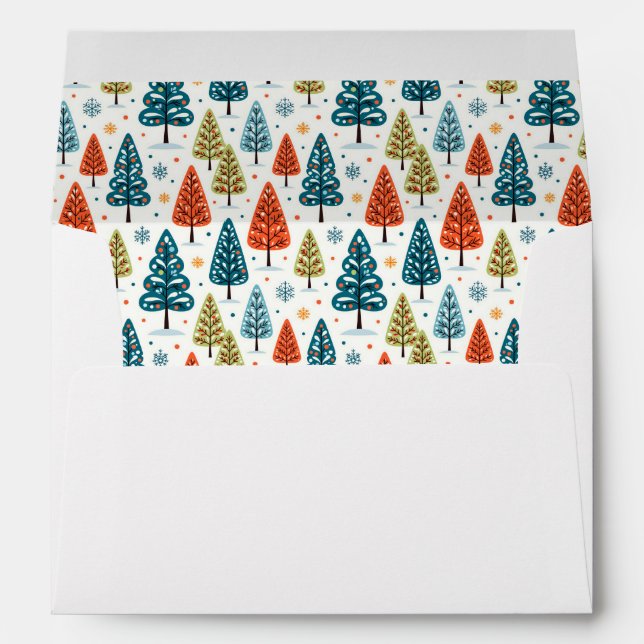 Colorful Trees Envelope (Back (Bottom))