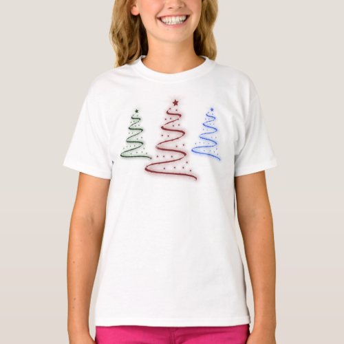 Colorful Trees_ T_Shirt