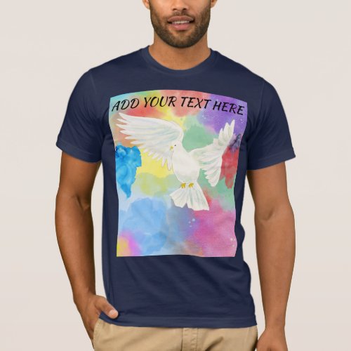 Colorful Trending Watercolor Summer Splash Husband T_Shirt