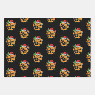 Colorful Trendy Christmas Wrapping paper