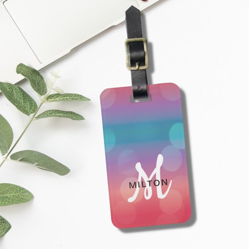 Colorful Trendy Fresh Holiday Tag