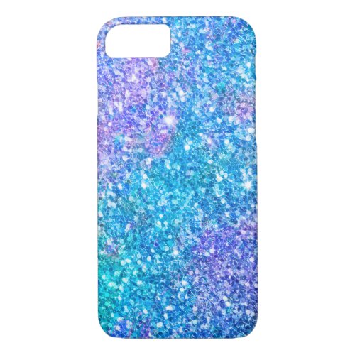 Colorful Trendy Glitter Print iPhone 87 Case