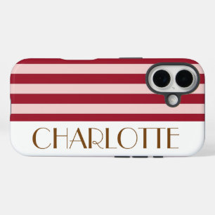 Colorful Trendy Modern Bright Color Sylish Stripes iPhone 16 Case