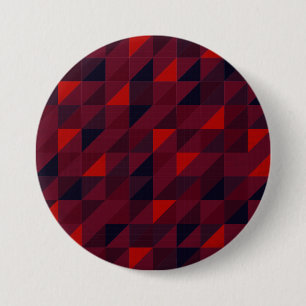 Colorful triangle pattern art button