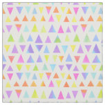 Colorful Triangle Watercolor Pattern Fabric