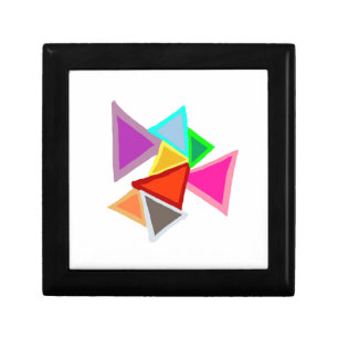 Colorful Triangles Gift Box