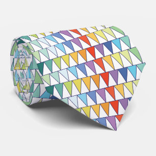 Colorful Triangles Neck Tie