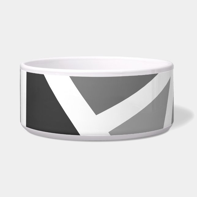 Colorful triangles pattern 5 bowl (Front)