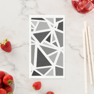 Colorful triangles pattern 5 paper guest towels