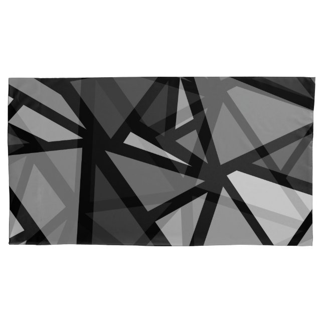 Colorful triangles pattern 6 pillow case (Front)