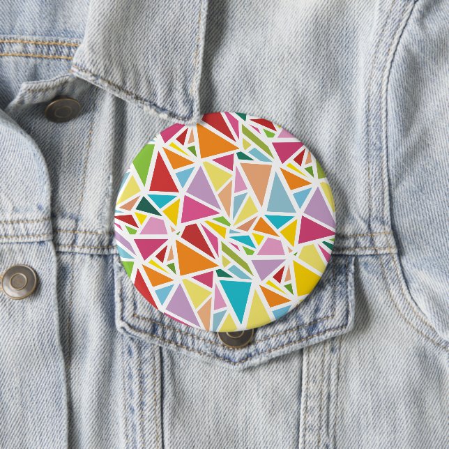 Colorful triangles pattern button (In Situ)