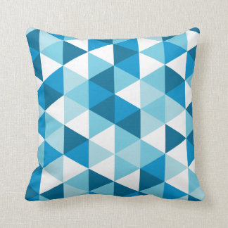 Colorful Triangles Pattern Throw Pillow