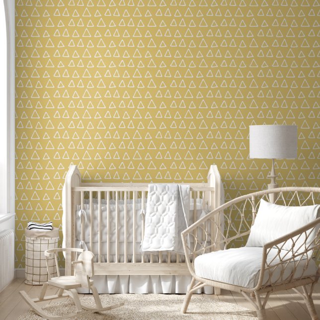 Colorful Triangles Pattern Wallpaper (Kids)