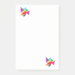 Colorful Triangles Post-it Notes