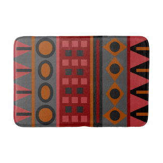 Colorful Tribal Boho Bath Mat