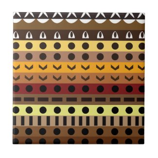 Colorful Tribal Deco Art Pattern 