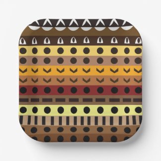 Colorful Tribal Deco Art Pattern Party
