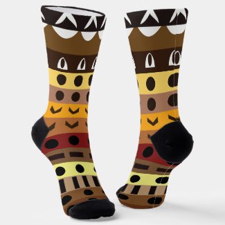 Colorful Tribal Deco Art Pattern 