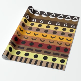 Colorful Tribal Deco Art Pattern